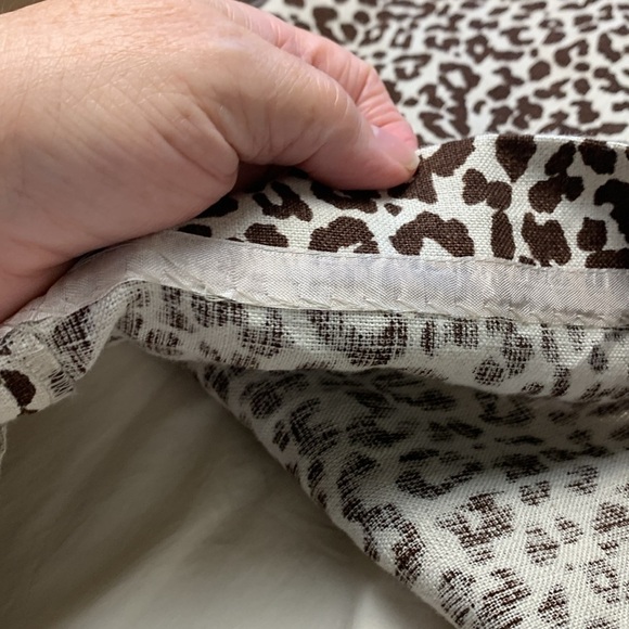 J.Crew NWT Pencil Skirt #2, 100% Linen, Animal Print, Lining w Stretch - Picture 14 of 14
